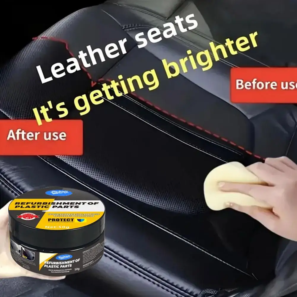 Automotive Plastic Repair Agent-interior And Plastic Polishing Wax, Scratch Repair Anti-aging Cream, Suitable For Tires