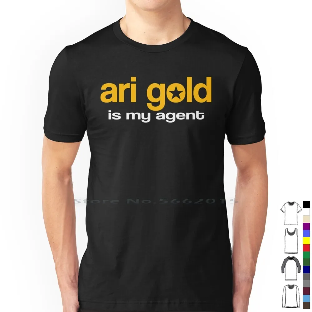 Ari Gold Is My Agent T Shirt 100% Cotton Ari Gold Is My Agent Entourage Vincent Chase Turtle Funny Tv Movies Jeremy Piven Show