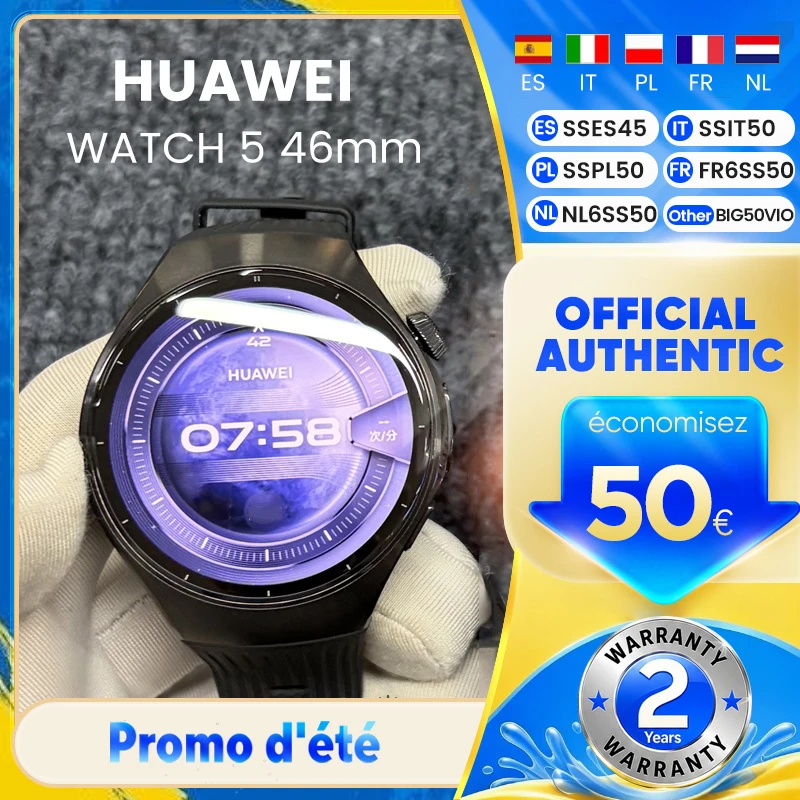Montre connectée HUAWEI Watch 5 46 mm