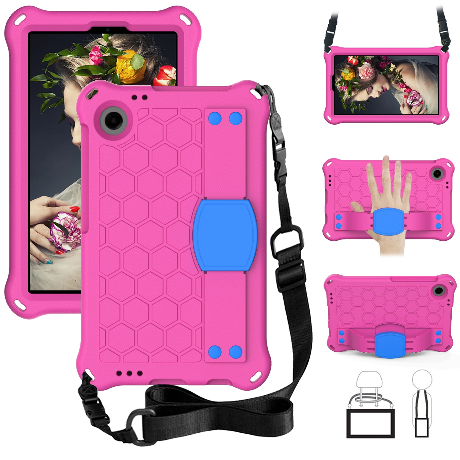 Kids Safe Case For Blackview tab 60 8.7 2023 Alcatel joy tab2 2020（9032Z）3T 8.0