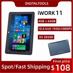 2024 Big Sales 4GB RAM 64GB ROM 10.1'' Windows 10 Tablet PC iWork11 1920 x1080 IPS HDMI-Compatible Dual Cameras