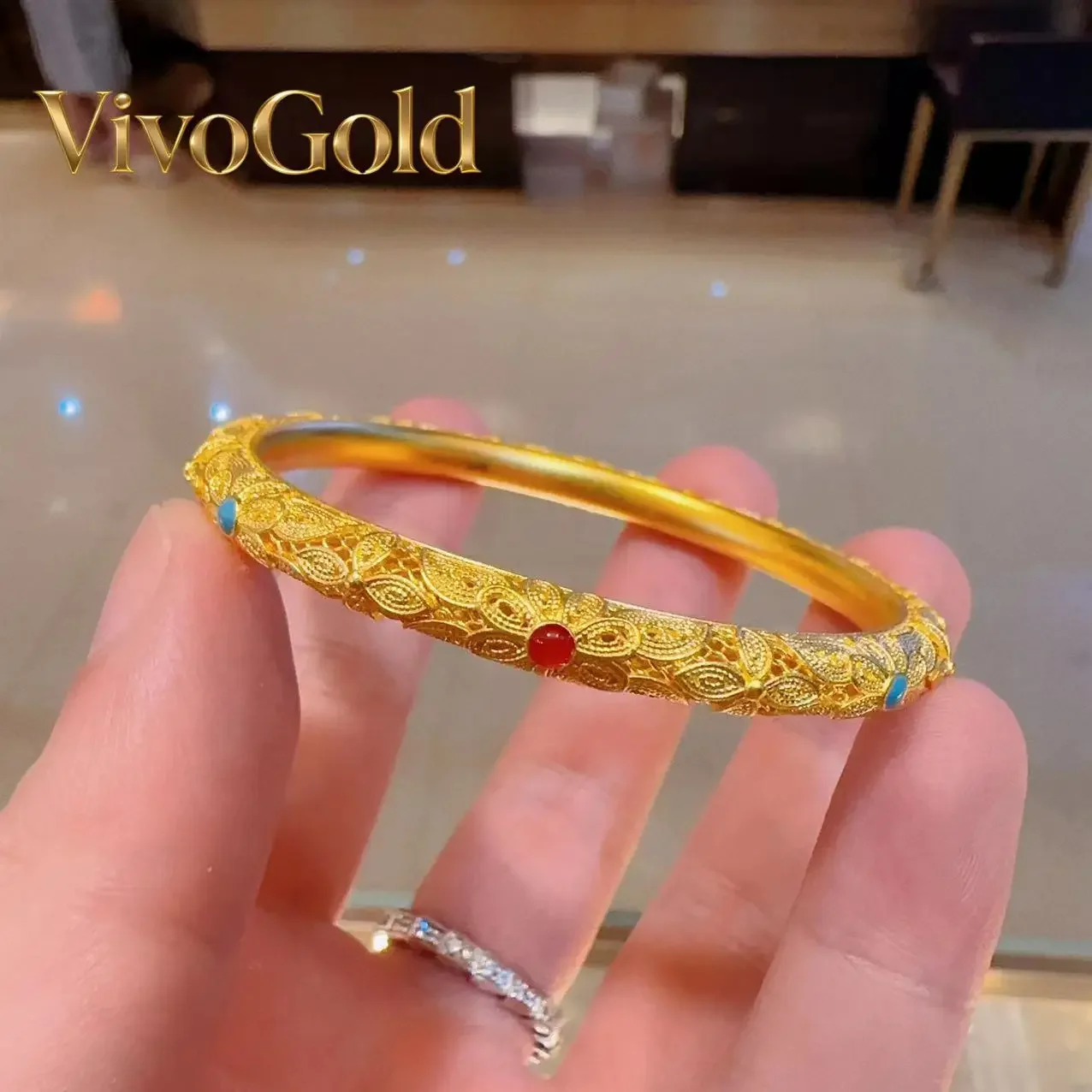 

VivoGold9999 24K, настоящее золото, имитация старинного дворцового стиля, ретро-эмаль, эксклюзивный дизайн, цветочный узор, шелк, легкая роскошь, высокий класс.