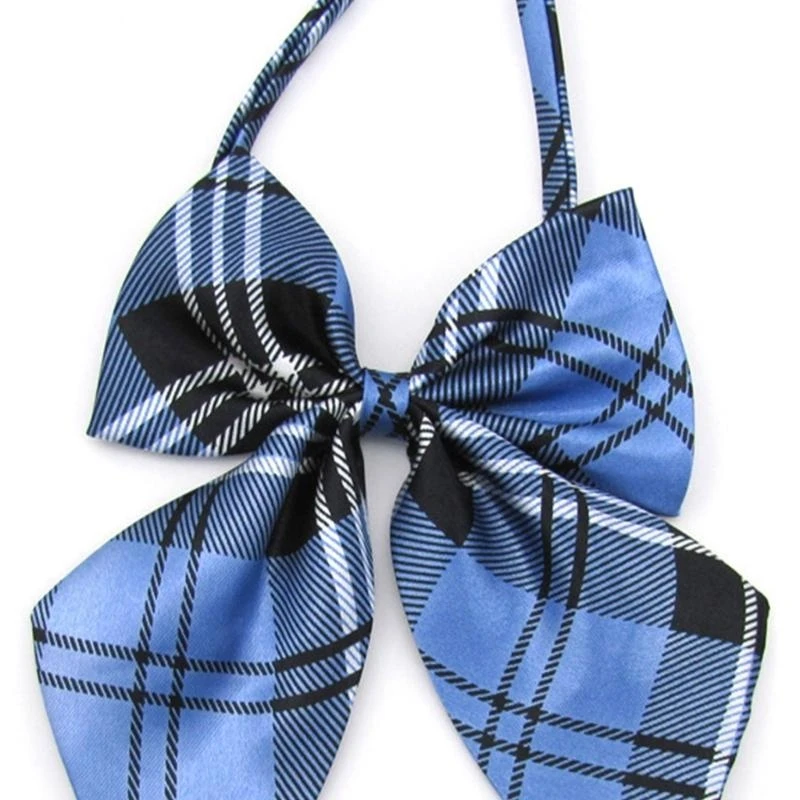 Adjustable Bowtie Fashion Wedding Party Bowtie Multicolor Stripe Neck Bows Tie for Casual Outfits