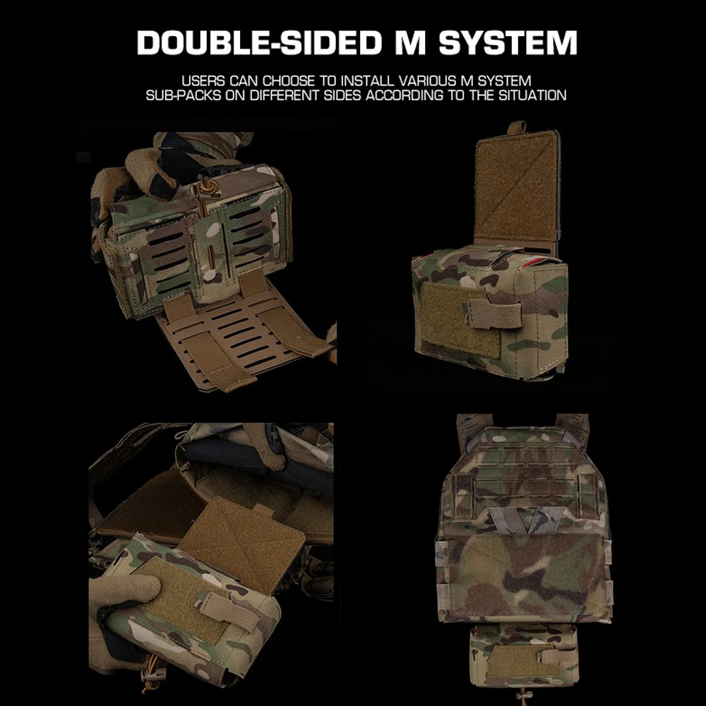 Bolsa colgante MOLLE doble cara para chaleco portaplacas - imagen 3