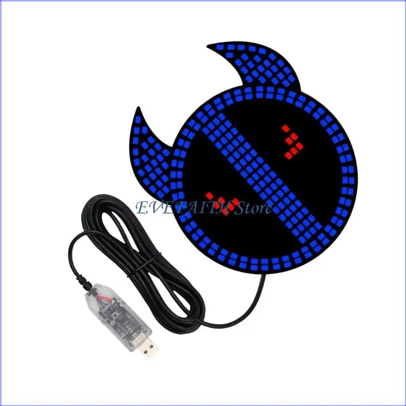 124B Contemporary Vehicle Customization LED Lamp In Eye Catching Horn Design