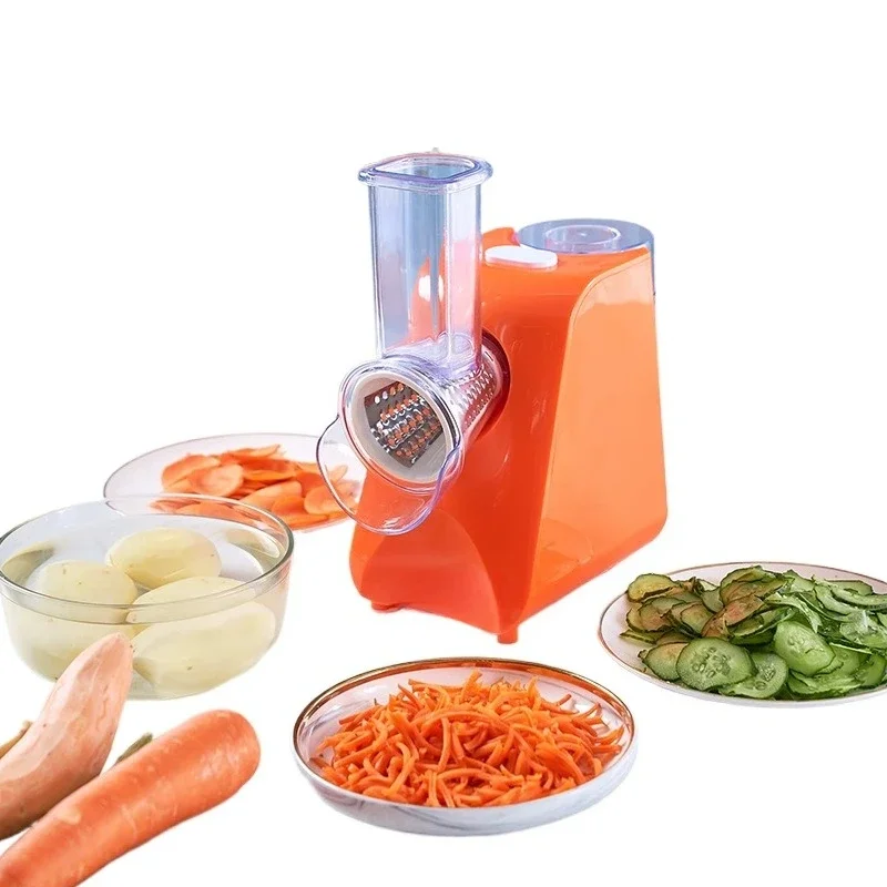 

Stainless Steel 5 Blade Electric Kitchen Fruit Vegetable Tool Nut Grinder Chopper Shredder Slicer Cheese Grater Vegetable Cutter