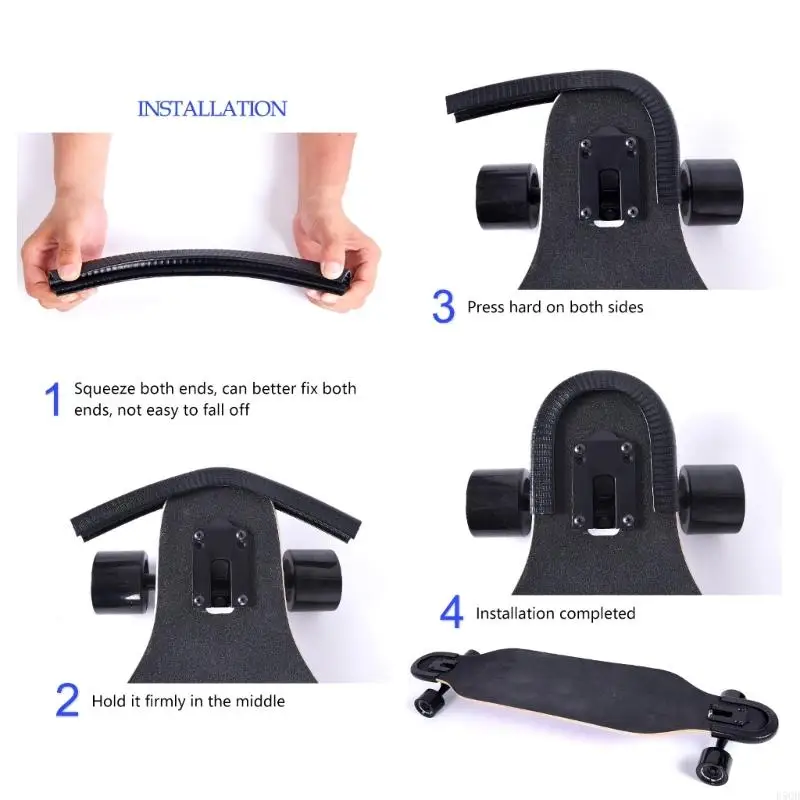 

Electric Scooter Body Strips Sticker Electric Scooter Body Protective Stickers D5QD