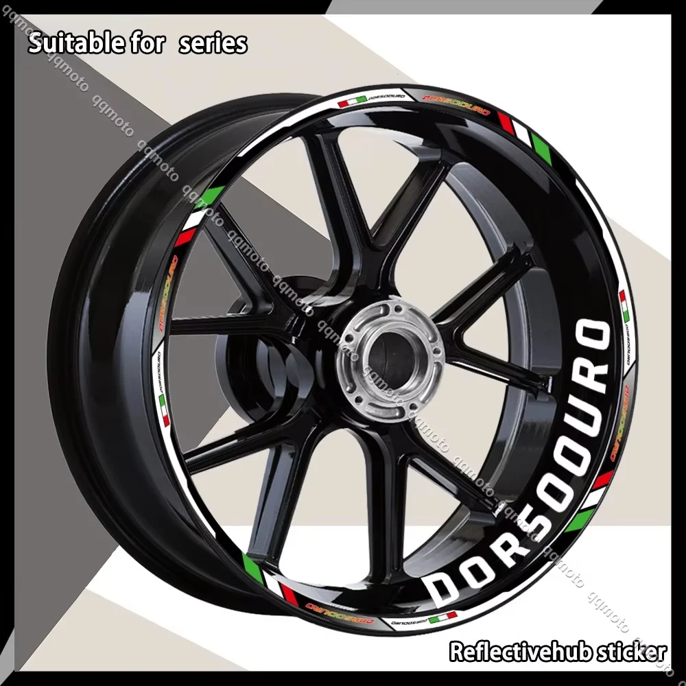

For Dorsoduro 750 900 1200 Motorcycle Reflective Wheel Hub Sticker Rim Decal Stripe Tape Waterproof Accessories 17“