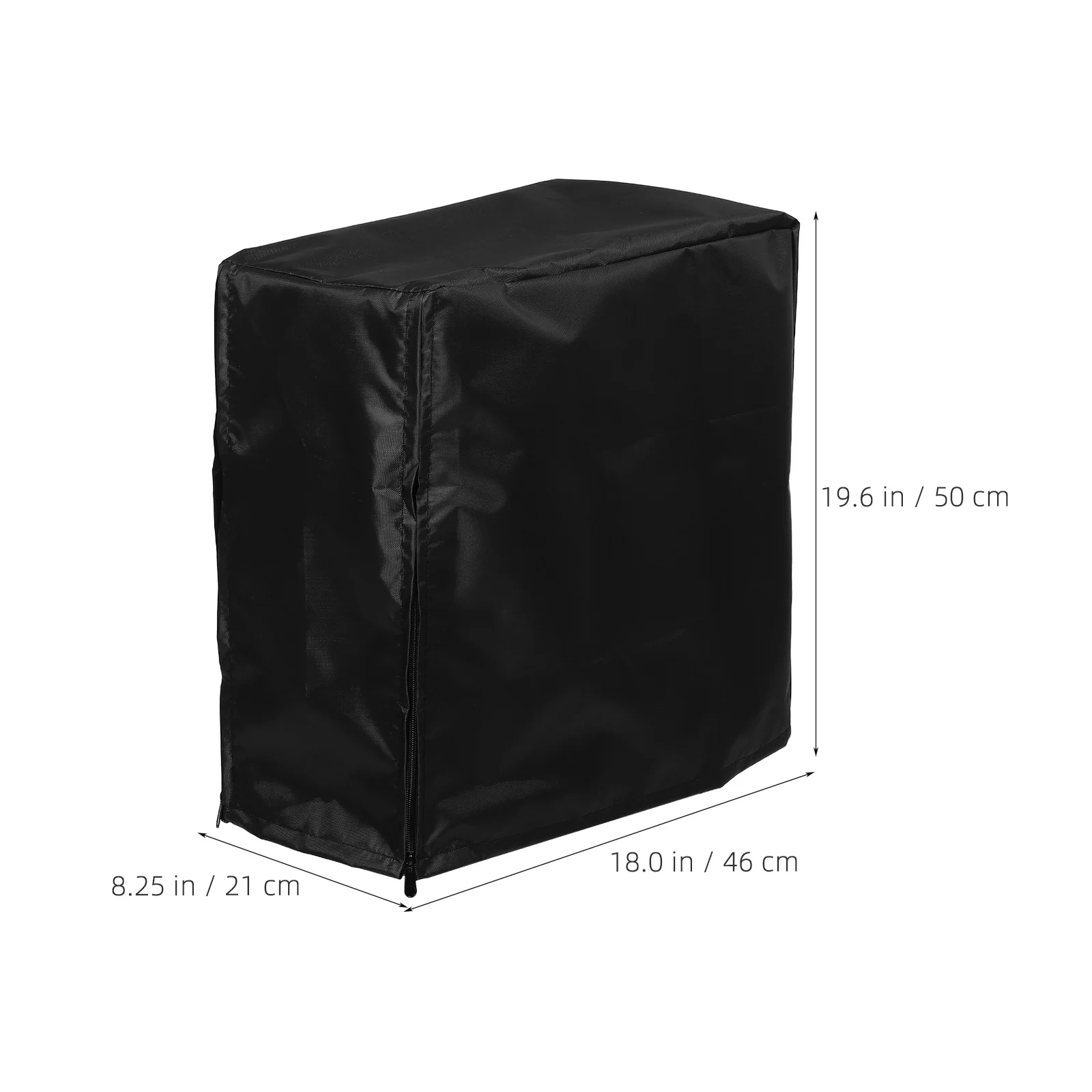 Desktop Host Dust Cover Protector Waterproof Mid-Tower Computer Case Zipper Anti-Static CPU Tower Pc Dust Covers Black