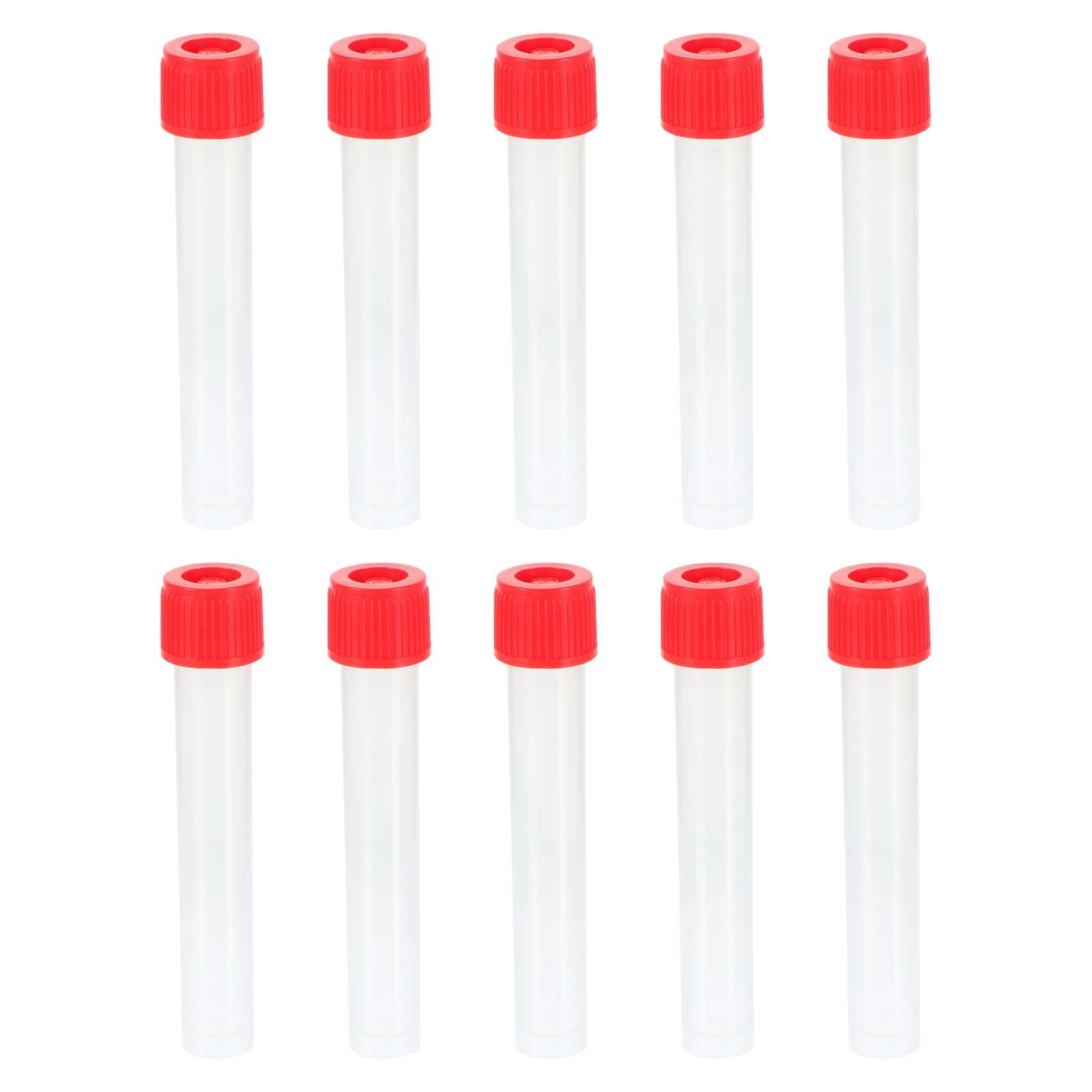 

10 Pcs Sampling Tube Glass Test with Plug Tubete Blood Tubes Collection Testing