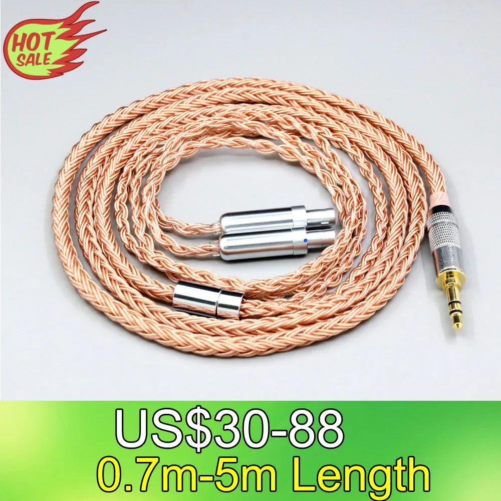 

LN006756 16 Core 99% 7N OCC Earphone Cable For Sennheiser HD800 HD800s HD820s HD820 Enigma Acoustics Dharma D1000 Headphone