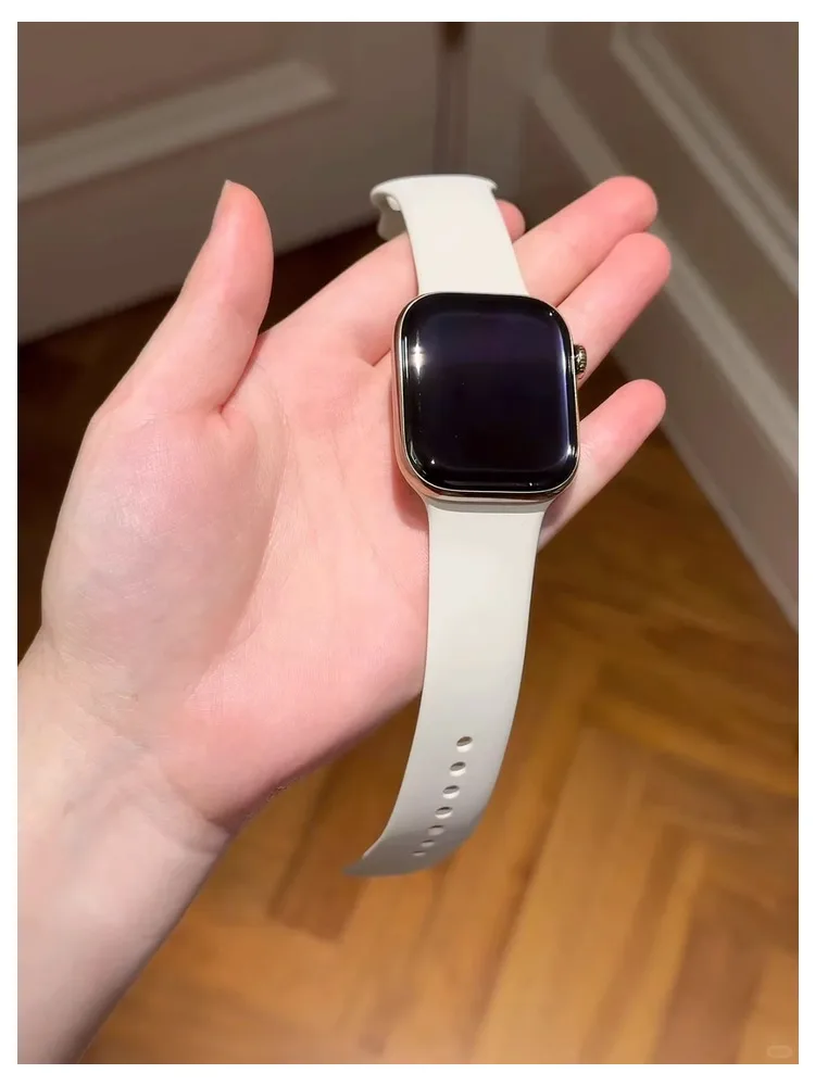 Pulseira de silicone para apple watch, pulseira esportiva de 45mm 44mm 40mm 41mm 38-42-46mm série iwatch 8 7 6 5 4 se 9 10 ultra 2 49mm