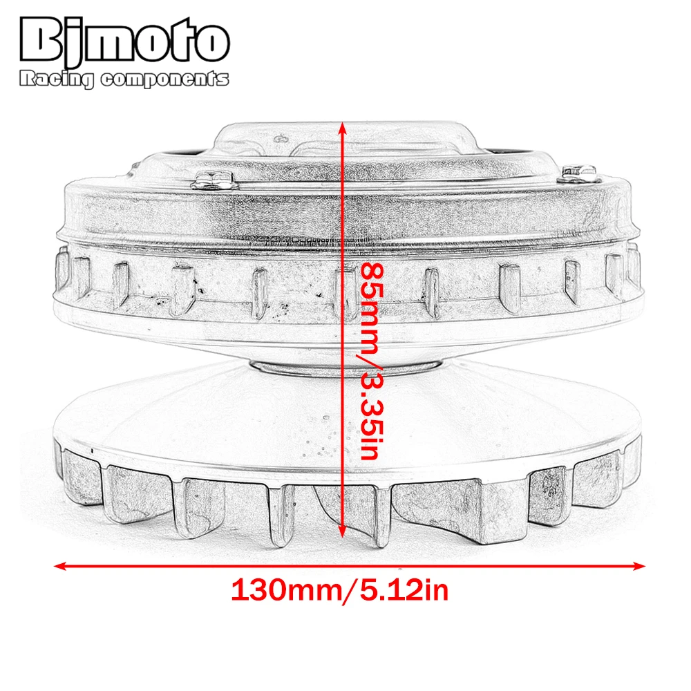 Front Clutch Variator Kit For Linhai ATV 400 2B IRS E4 420 PROMAX T3b 27254 27468 CDRIVE ASSY COMPLETE DRIVE FACE