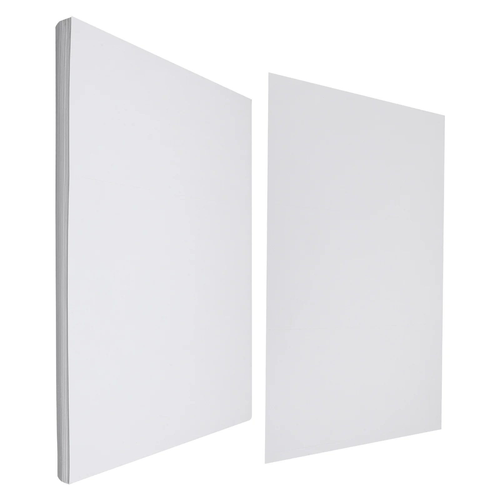 100 Sheets A4 Self Adhesive Matte Label Paper Water Resistant Printable Sticker Sheets for Printer Shipping Packaging