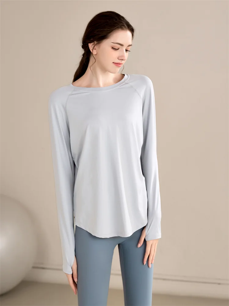 

Women's Yoga Clothes Hollow out Ba Long Sve Fitn Top Qui Dry Autumn Winter New Arrival Ocnltiy Original Design Silk...