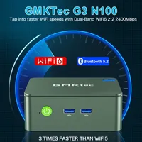 GMKTec G3 N100 Mini PC DDR4 8GB 16GB NVME SSD WiFi 6 BT5.2 Windows 11 PRO 2.5G Network Dual HD Display Office Computer