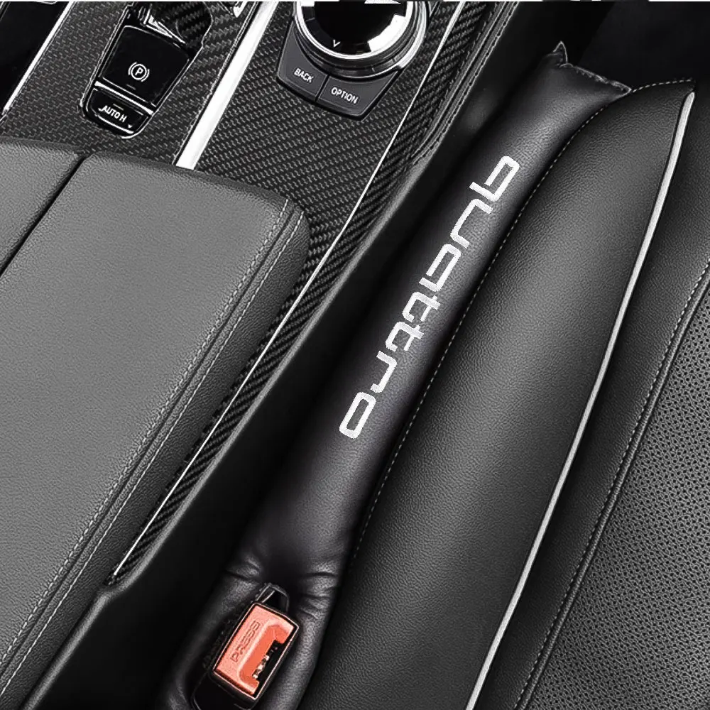 2 uds relleno de espacio de asiento de coche acolchado suave almohadilla de cuero espaciador de enchufe para Audi quattro A1 A3 8P A4 B5 B6 A5 A6 C6 C7 A7 A8 Q3 Q5 Q7
