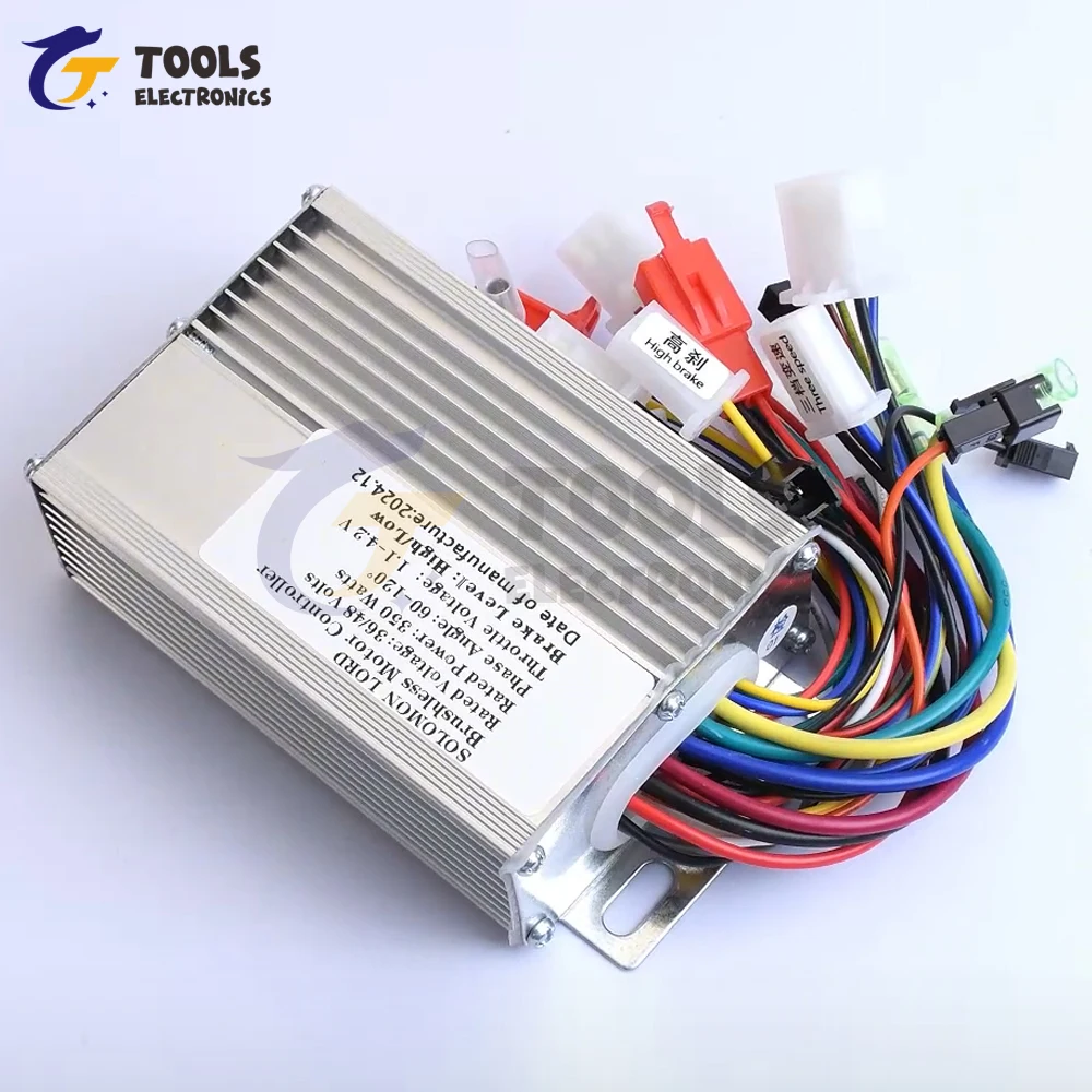 

36/48V 350W Brushless DC Motor Controller for Electric Bicycle Scooter Speed Regulator DC Motor Controller