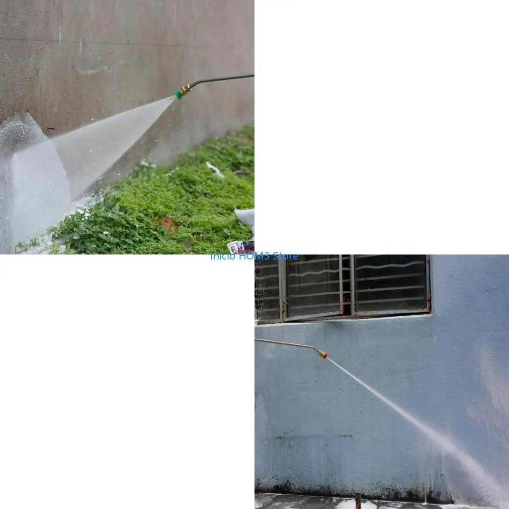 A5YD Pressure Washer Gutter Cleaner Attachment Power Washer Extension Wand 4000 PSI
