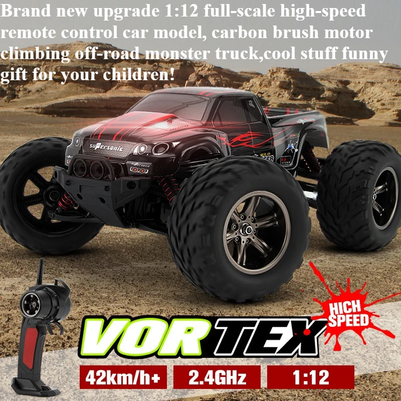 

Cool Stuff Toy Car Funny Gift-1:12 Full-scale High-speed Rc Truck,Off-road Climbing Rc Cars,Remote Control Car Toy,Toys for Kids