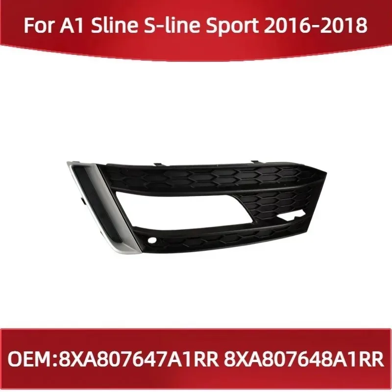 Car Fog Light Frame Front Bumper Fog Light 8XA807647A1RR 8XA807648A1RR for A1 Sline S-line Sport 2016-2018