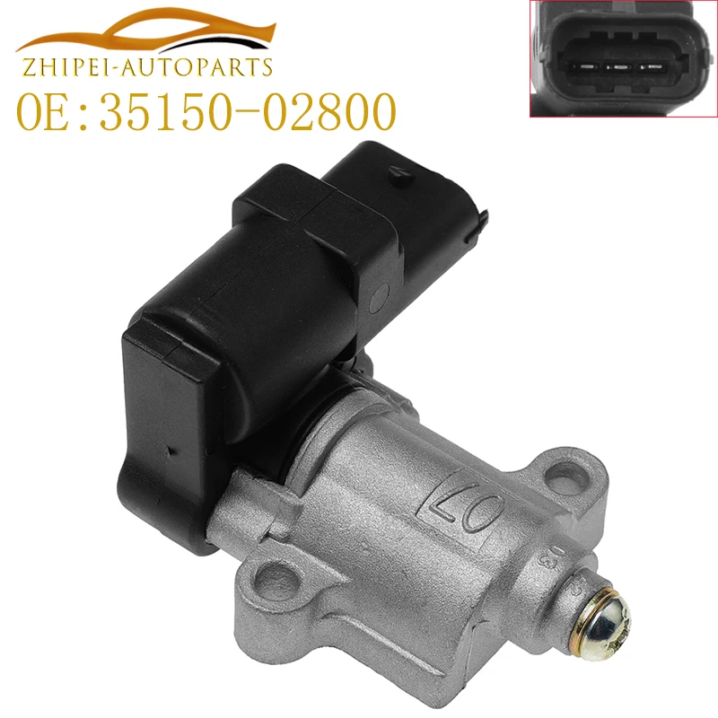 35150-02800 3515002800   Samochód z zaworem sterującym powietrzem jałowym 9520930007   Dla Hyundai MATRIX I10 1.1 2008 dla Kia Picanto 2007-2010 G4HE