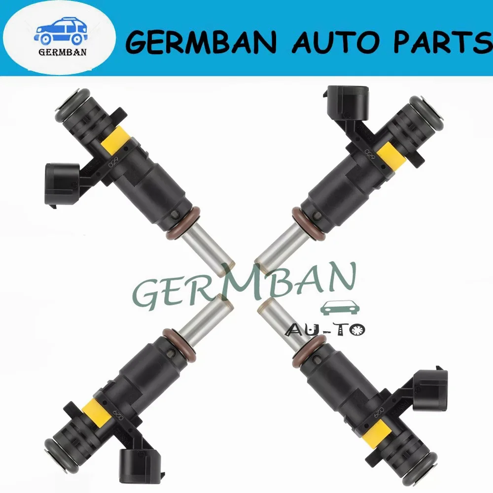 13537528176 4 pieces Front Fuel Injectors For Peugeot 208 2018 1.6L 1560CC l4 DIESEL DOHC