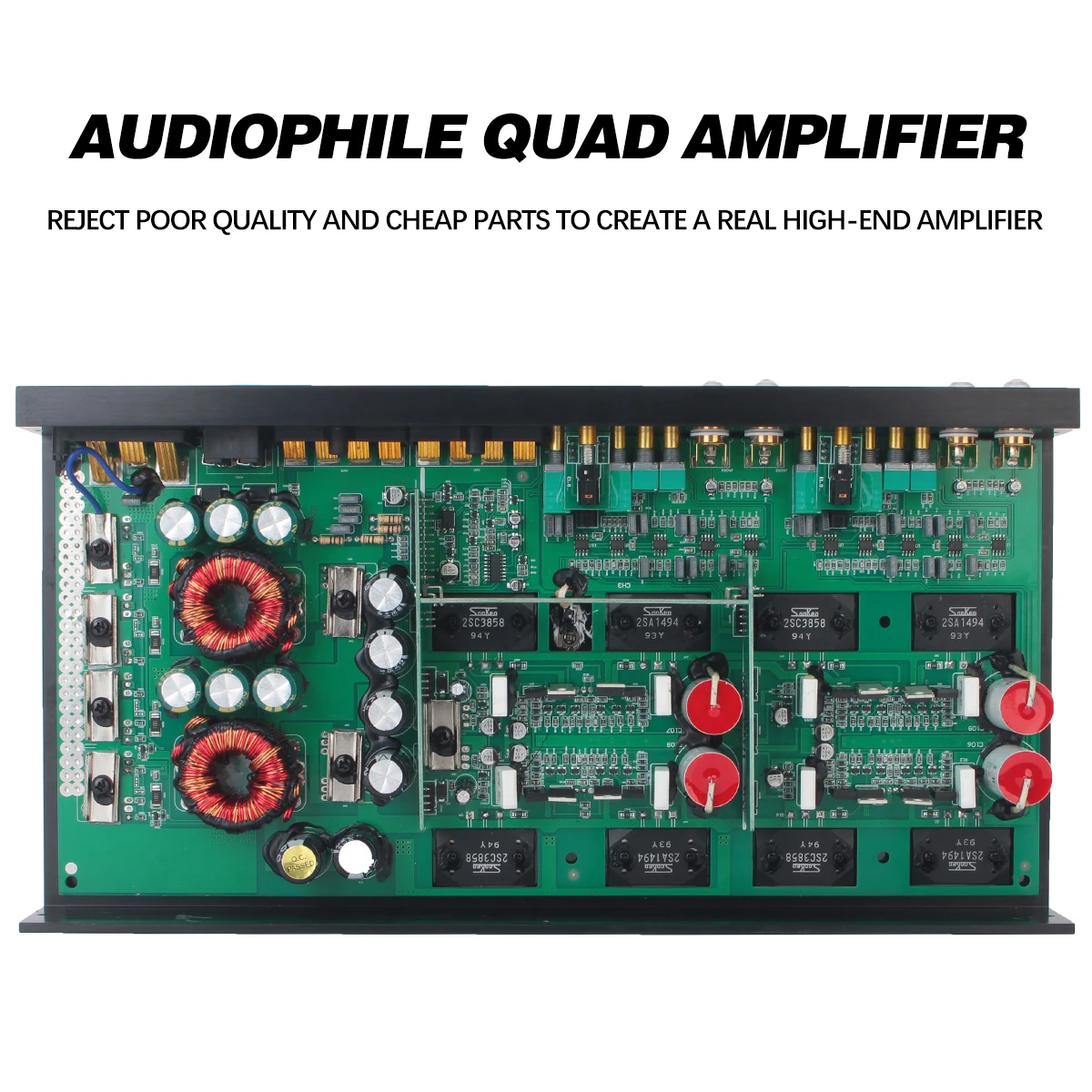 Full Range 4CH Car Audio Module 2000W Sound Power Class AB for Car Mod DIY