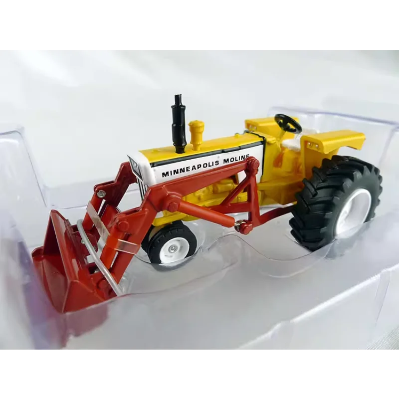 

Литой под давлением SpecCast масштаб 1:64 Minneapolis-Moline G850, модель трактора-погрузчика из сплава, Коллекционная игрушка, подарок, сувенирный дисплей, орнамент