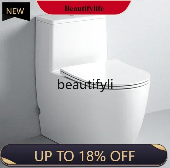 

Z189 B185 ss Straight flush ultra-short toilet small apartment against the wall and rear wall row flush down displacement pipe t