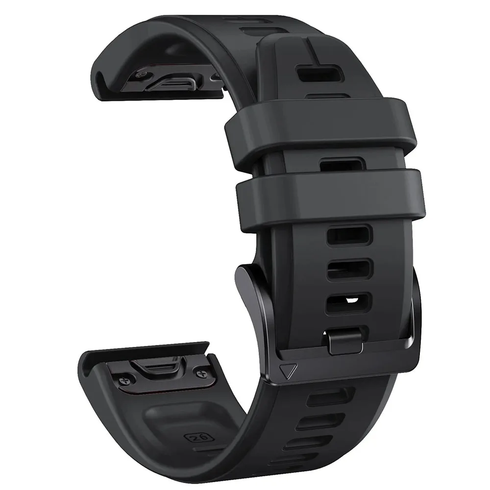22/26mm QuickFit Silicone Bands For Garmin Fenix 7 7X 6 6X Pro 5 5XPlus Original Watch Strap For Fenix 8 Pro Epix Gen 2 Bracelet view 6