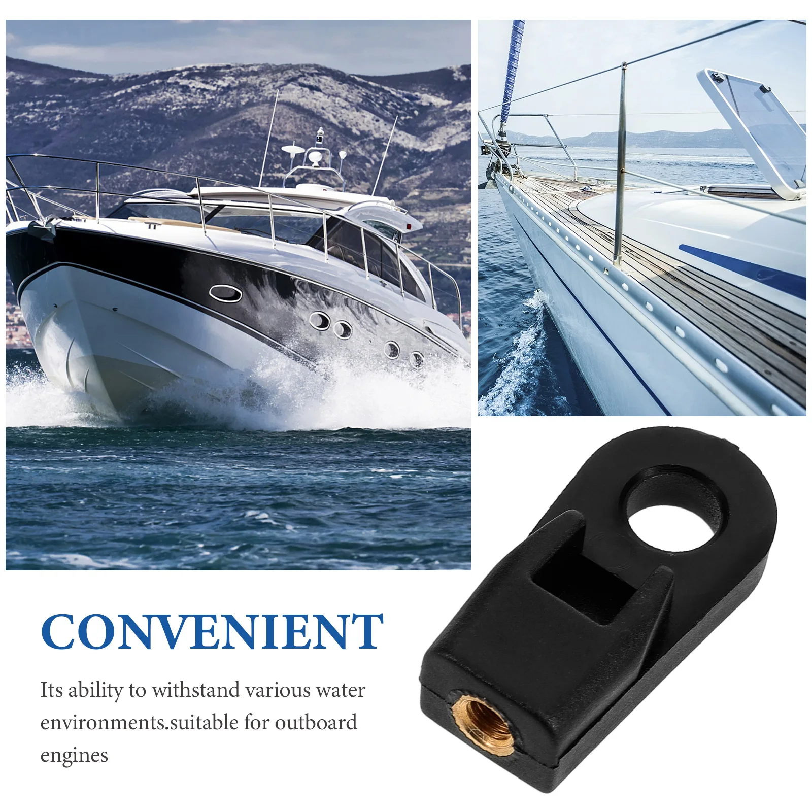 

Remote Control Box Connector for Outboard Motor Throttle Cable Adapter Line Replacement Waterproof Durable Marine Control Parts