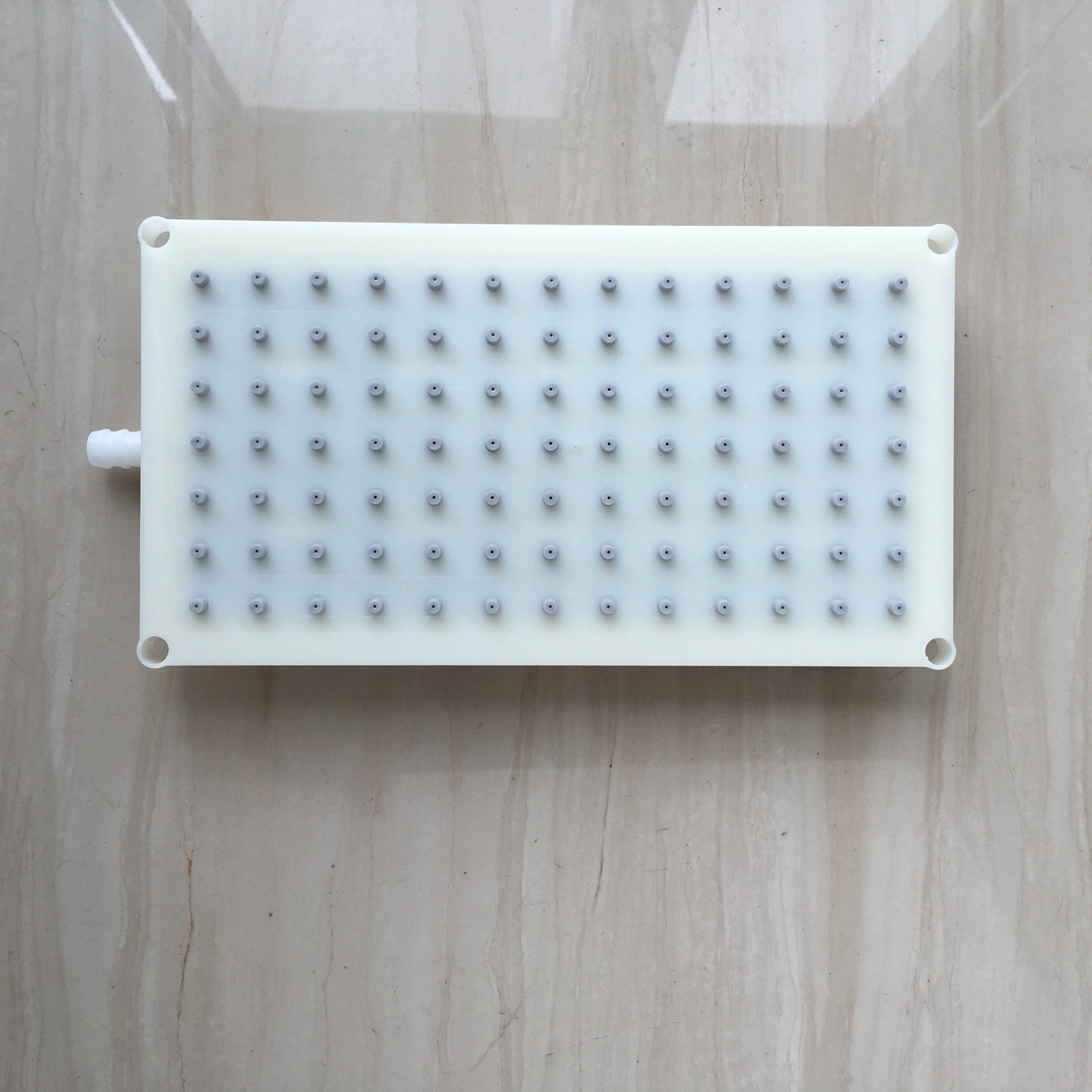 MTTUZK 210mmx115mm Rectangular Shower intubation type interface Shower head  7 * 13 holes Top Spray Shower Head Accessories