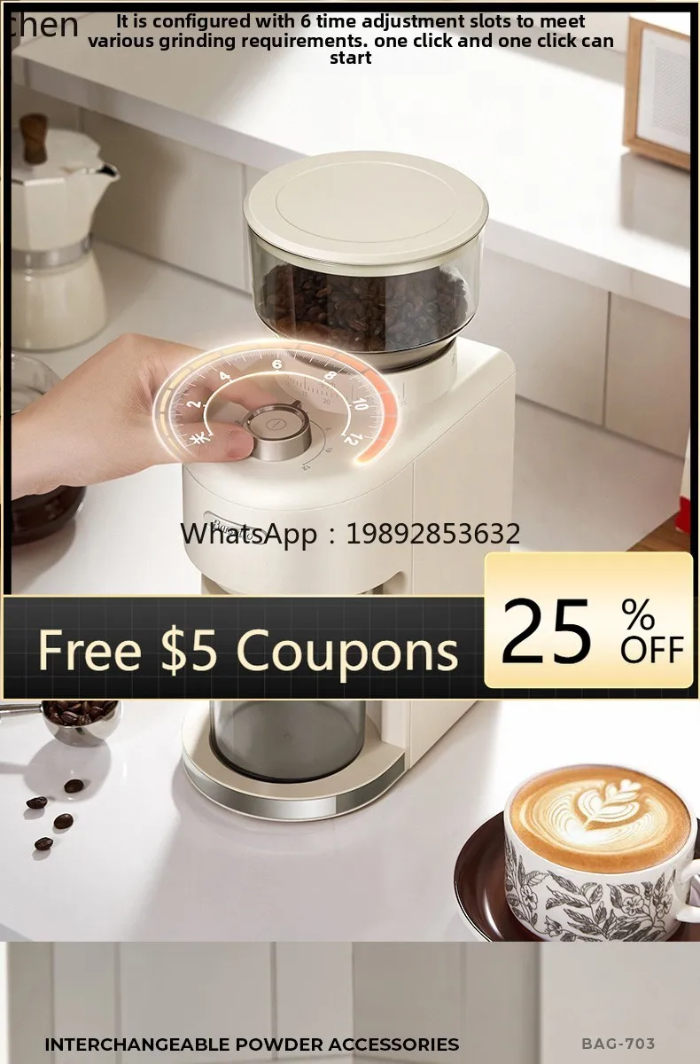 

Electric Bean Grinder Grinder Household Small Grinding Coffee Machine