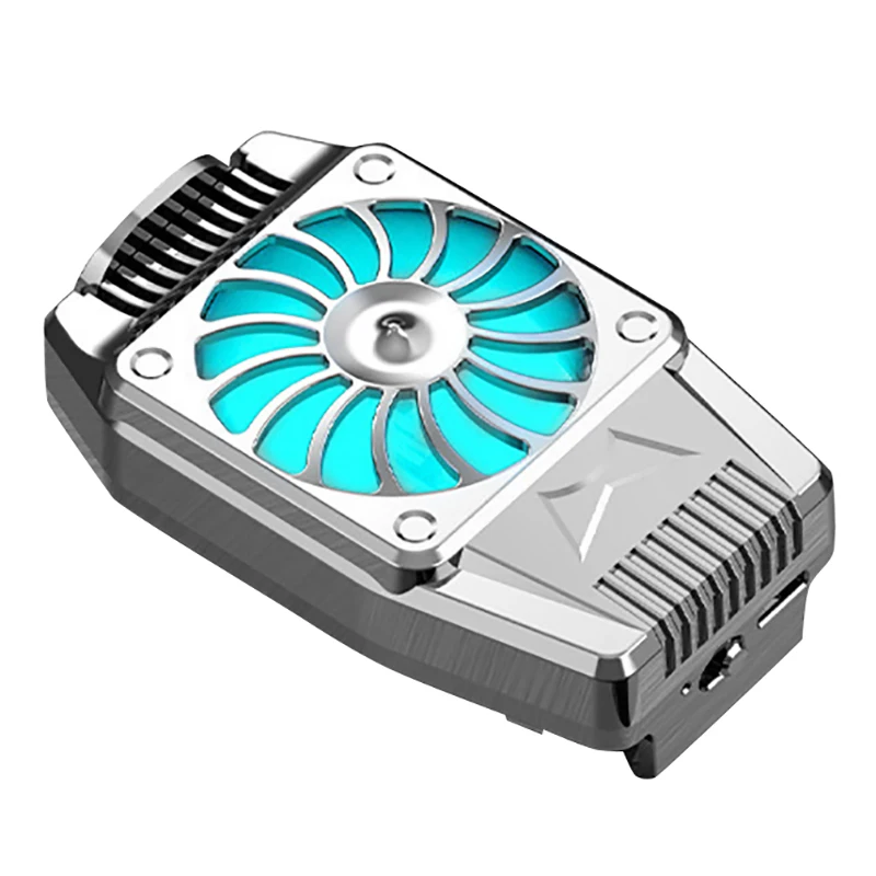 Portable Cooling Fan Mobile Phone Cooler Game Heatsink Aux Radiator For Iphone/Samsung/Xiaomi