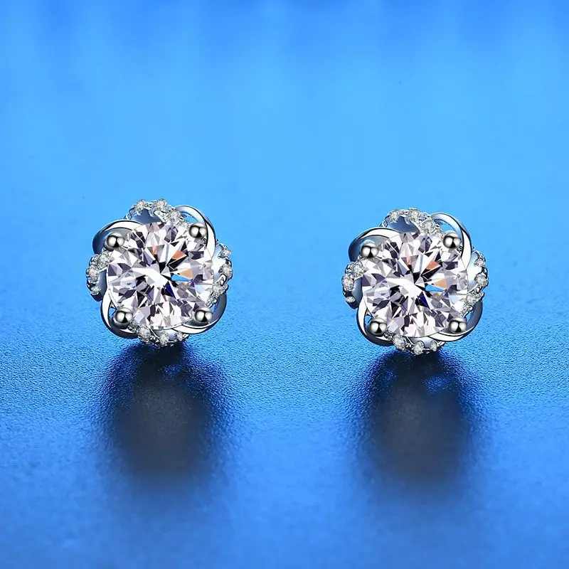 Neue Ohrringe aus 925er-Sterlingsilber mit Zirkon für Damen, gute Qualität, Hochzeit, Verlobung, Schmuck, Ohrstecker, Party-Geschenke