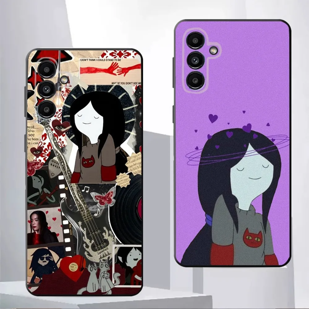 A-Adventure Time M-Marceline  Phone Case For Samsung Galaxy A13,21s,22,31,32,52,53,71,80,91 Black Soft Cover