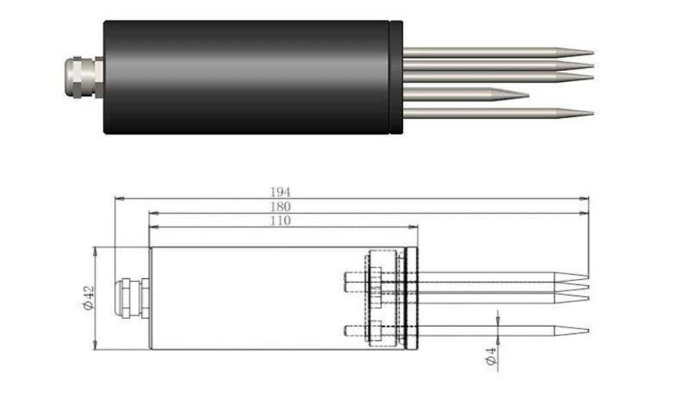 

Портативный датчик температуры и влажности почвы, профессиональное оборудование для измерения содержания влаги в почве для садоводства и посадки