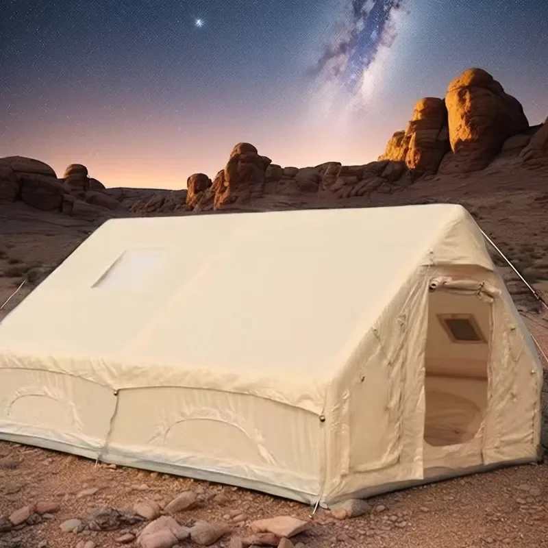 2026Hot Cotton Air Tent for Outdoor Camping Inflatable Camping Tent with Water-Resistant Features