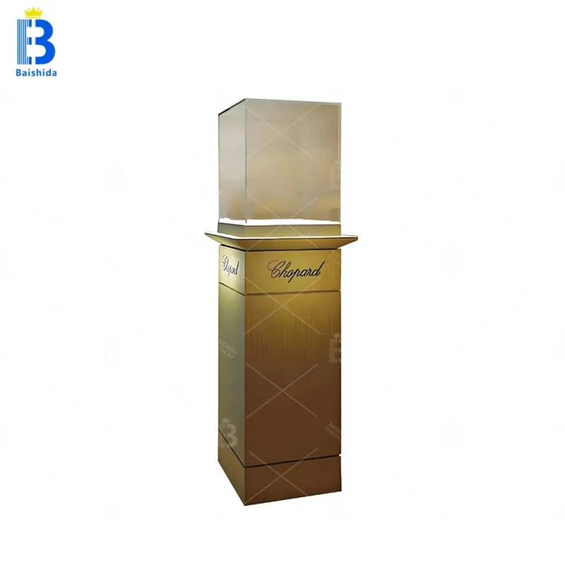 

custom.LED Lighting Tempered Glass Jewelry Showcase Display Counter Furniture Jewelry Shops