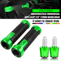 For Z250 Z300 Z400 Z500 Z650/RS Z750 Z800 Z900/RS Z1000 ER-6N Z H2 Motorcycle 7/8''22mm Non-slip Handlebar Grips Handle Bar Ends