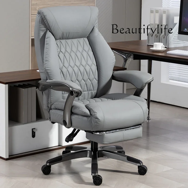 

BJ Wheels Backrest Office Chair Study Ergonomic Modern Mobile Office Chair Designer Lazy Conference Arm Taburete Trendy Furnitur