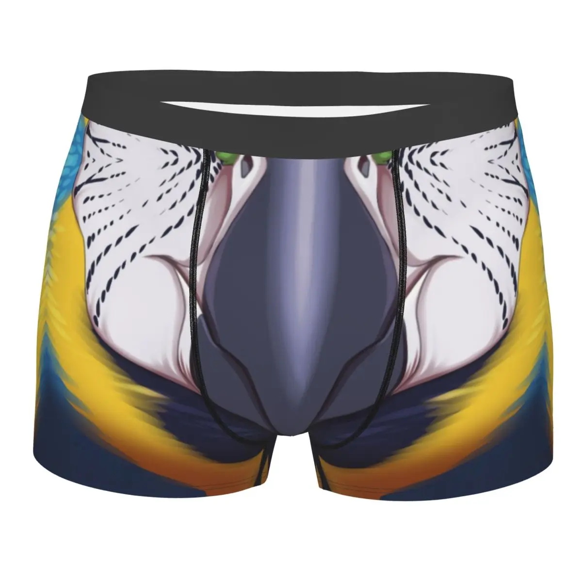 

Крутые милые боксеры с клювом ара на заказ, шорты, мужские трусы, эластичные трусы с попугаем и птицей, нижнее белье