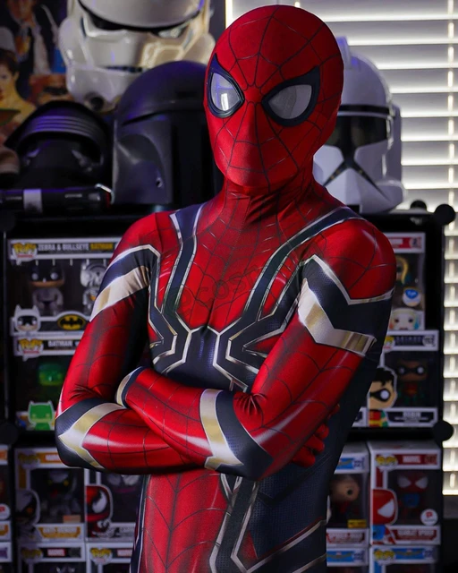 スパイダーマンコスプレ衣装,大人用,遠方,全身タイツスーツ,3Dプリントボディ,アイアンハロウィン衣装,ジャンプスーツ - AliExpress