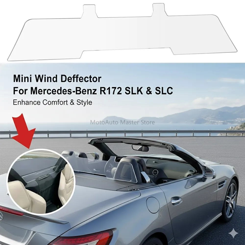 メルセデスベンツ　SLK R172 エアディフレクター　未使用 メルセデス・ベンツ R172 SLK / SLC用 ウインドデフレクター 透明