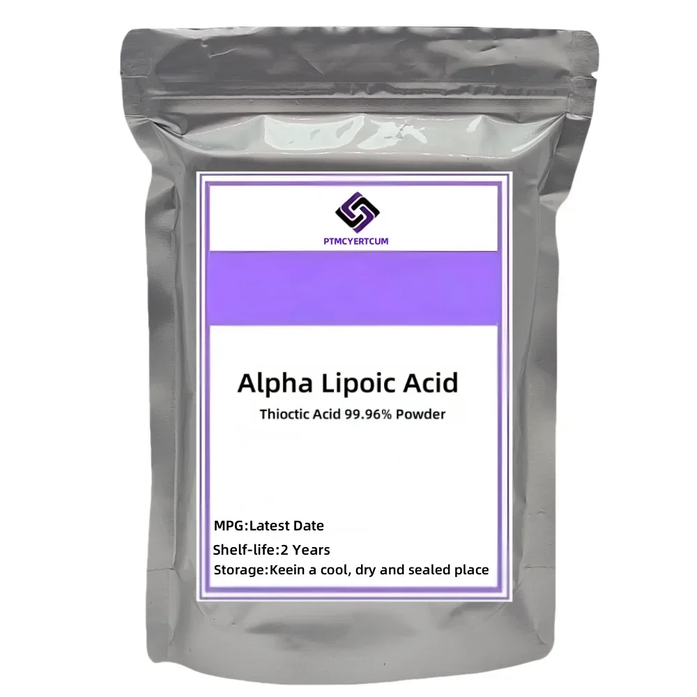 

Customized Aluminum Foil Bag Packaging 100% Alpha Lipoic Acid Powder Bulk ALA Powder Out Packing