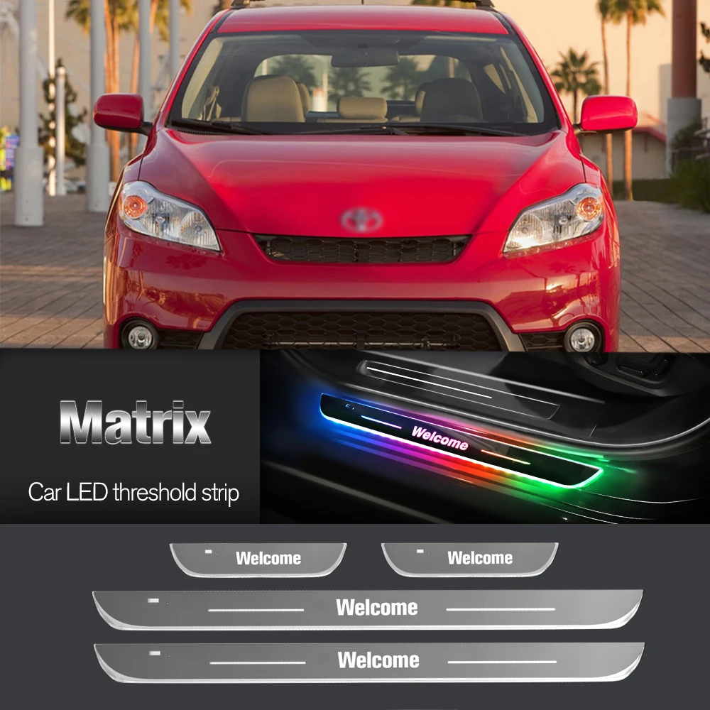 

Car Door Sill Light For Hyundai Matrix 2001-2010 2004 2005 2008 Customized Logo LED Welcome Threshold Pedal Lamp Accessories