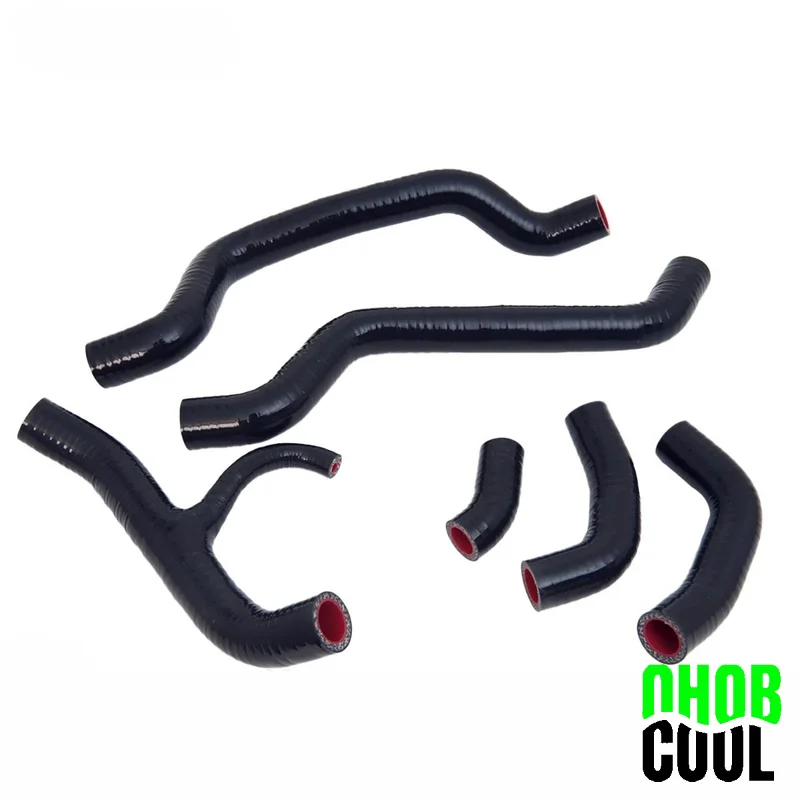 

For 2007-2014 Ducati 848 1098 1198 2008 2009 2010 2011 2012 2013 Radiator Hose Kit Silicone Piping Tubes 6Pcs 10 Colors