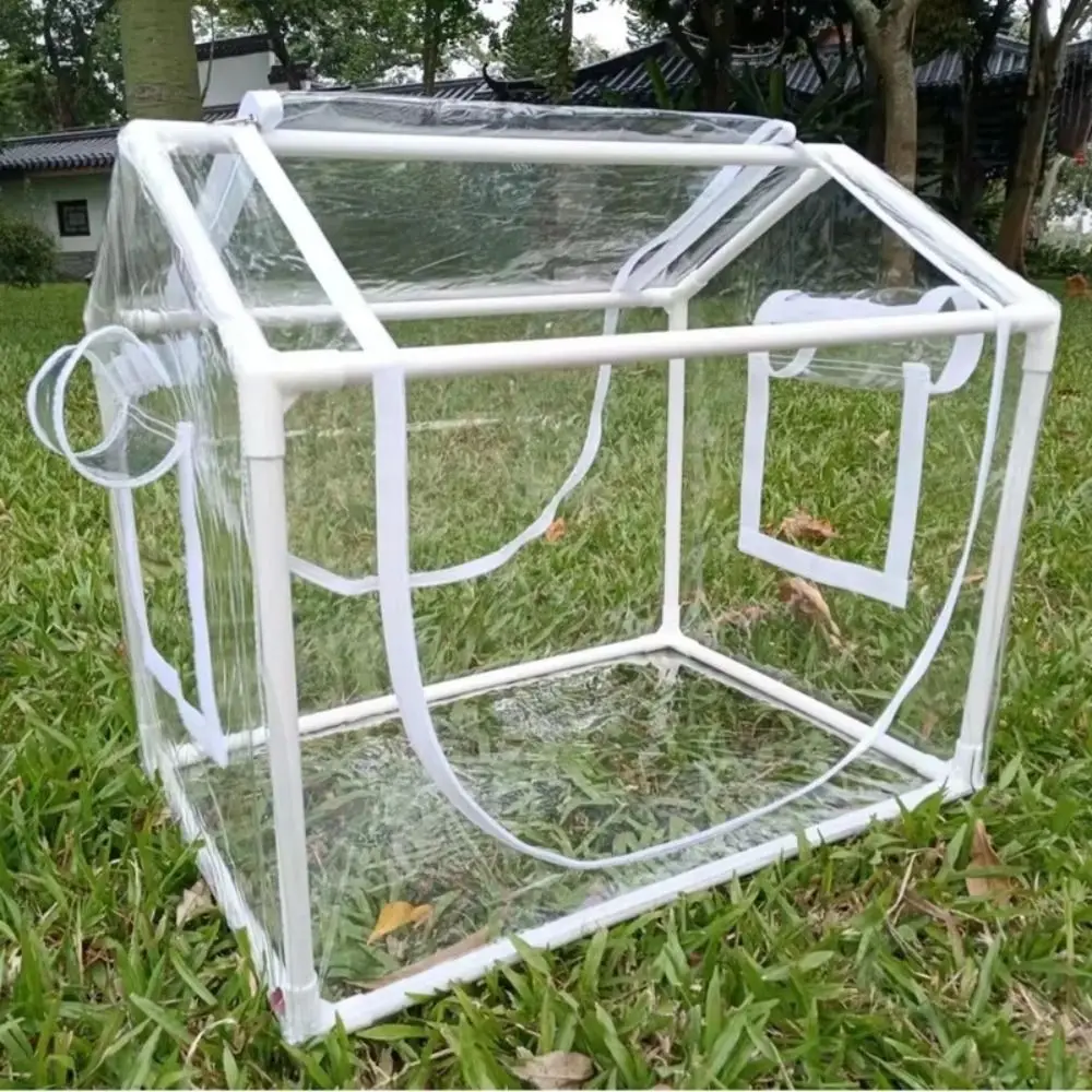 High Quality Transparent Greenhouse Tent Mini PVC Plants Warm Shed Thermostatic Portable Flower Seedling House Indoor