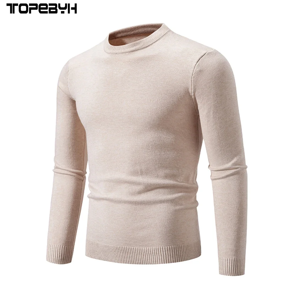 Comfortable Soft Sweaters Men's Casual Pullover Warm  Sweaters Knitwear Tops